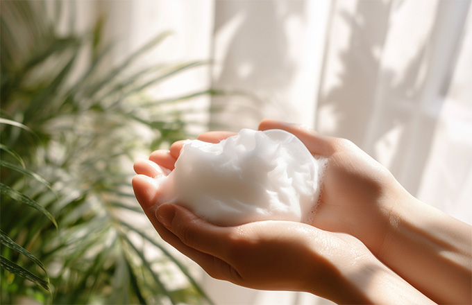 弱アルカリ性で肌に優しい