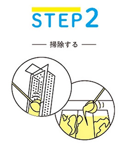 STEP2 掃除する